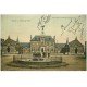 carte postale ancienne 28 BROU. Hôtel de Ville Carte Toilée 1909