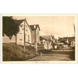 carte postale ancienne 28 BROU. Rue de Frazé. Pavillons