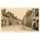 carte postale ancienne 28 BROU. Rue de la République. Epicerie