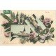 carte postale ancienne 28 BU. Rue des Halles et Eglise 1908