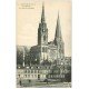 carte postale ancienne 28 CHARTRES. Cathédrale Place Châtelet