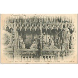 carte postale ancienne 28 CHARTRES. Cathédrale. Tour du Choeur 1904