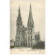 carte postale ancienne 28 CHARTRES. La Cathédrale Façade 8