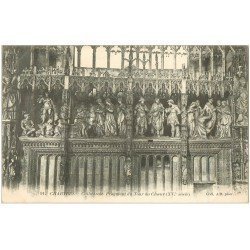 carte postale ancienne 28 CHARTRES. La Cathédrale Fragment Tour du Choeur 1906