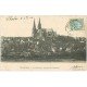 carte postale ancienne 28 CHARTRES. La Cathédrale vue de Cachemback 1904