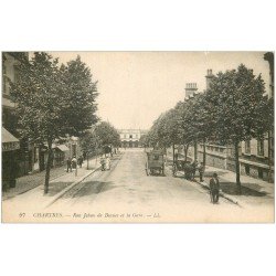 28 CHARTRES. La Gare Rue Jehan de Beauce