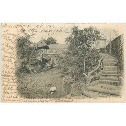 carte postale ancienne 28 CHARTRES. Mon Jardin par Hurtault 1903