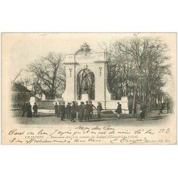 carte postale ancienne 28 CHARTRES. Monument Enfants Eure-et-Loir 1904