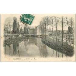 carte postale ancienne 28 CHARTRES. Moulin de la Barre 1910