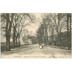 carte postale ancienne 28 CHARTRES. Promenade Butte des Charbonniers 1904