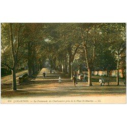 carte postale ancienne 28 CHARTRES. Promenade des Charbonniers 1910