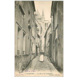 carte postale ancienne 28 CHARTRES. Rue de la Cordonnerie 1904
