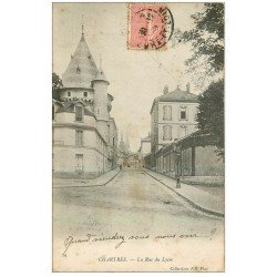 carte postale ancienne 28 CHARTRES. Rue du Lycée 1905