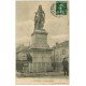 carte postale ancienne 28 CHARTRES. Statue de Marceau 1908. Coiffeur et Hôtel