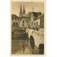 carte postale ancienne 28 CHARTRES. Vieux Pont, déménagement Brebion