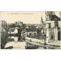 carte postale ancienne 28 CHARTRES. Vue prise de la Courtille