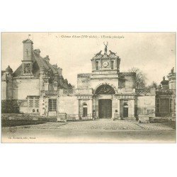 carte postale ancienne 28 CHATEAU D'ANET. L'Entrée