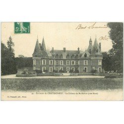 carte postale ancienne 28 CHATEAU DE MAILLEBOIS 1906
