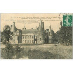 carte postale ancienne 28 CHATEAU DE MAILLEBOIS 1909
