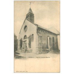 carte postale ancienne 03 VICHY. Eglise Saint-Blaise. Carte Pionnière vers 1900 vierge