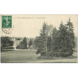 carte postale ancienne 28 CHATEAU D'ESCLIMONT. Parc 1909