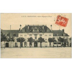 carte postale ancienne 28 CHATEAUDUN. Caisse d'Epargne et Poste 1914