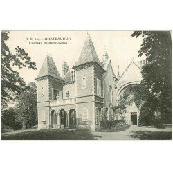 carte postale ancienne 28 CHATEAUDUN. Château Saint-Gilles