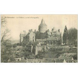 carte postale ancienne 28 CHATEAUDUN. Château vu de la Guinguette