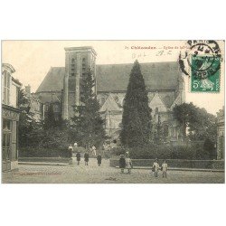 carte postale ancienne 28 CHATEAUDUN. Eglise de la Madeleine 1909