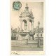 carte postale ancienne 28 CHATEAUDUN. Fontaine Place 18 octobre 1903