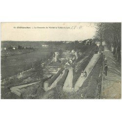 carte postale ancienne 28 CHATEAUDUN. La Vallée du Loir et descente du Mail