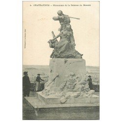 carte postale ancienne 28 CHATEAUDUN. Monument de la Défense