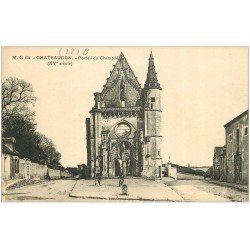 carte postale ancienne 28 CHATEAUDUN. Portail du Champdé