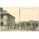 2 cpa 28 CHATEAUDUN. Quartier Kellerman. Militaire Caserne et le dernier Combat 1907