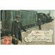 carte postale ancienne 28 CHATEAUDUN. Train et Locomotive à vapeur 1912. Aqua Photo