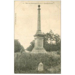 carte postale ancienne 28 CHATEAUNEUF. Pyramide Saint-Jean dans la Forêt