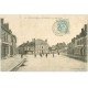 carte postale ancienne 28 CHATEAUNEUF-EN-THYMERAIS. La Place Saint-Clair 1905 (défaut)...