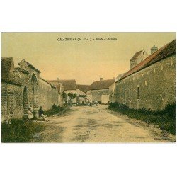 28 CHATENAY. Route d'Auneau. Carte de Luxe