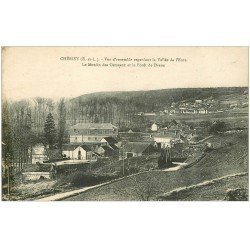 carte postale ancienne 28 CHERISY. Moulin des Osmeaux et Forêt de Dreux
