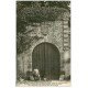 carte postale ancienne 28 CLAIRETS. L'Abbaye. Gardien et Chien 1932