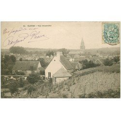 carte postale ancienne 28 CLOYES. Vue d'ensemble 1904