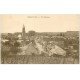 carte postale ancienne 28 CLOYES. Vue générale et Vignes. Sépia