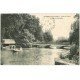 carte postale ancienne 28 COULOMBS. Le Pont et Bords de l'Eure 1928. Timbre absent