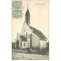 carte postale ancienne 28 COULOMBS. L'Eglise vers 1905