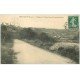 carte postale ancienne 28 CRECY-COUVE. Eglise et Vallée Route d'Aunay-sous-Crécy 1909