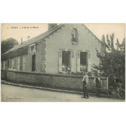 28 DOUY. Ecole et Mairie 1911