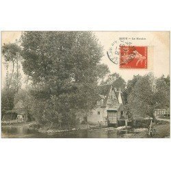 carte postale ancienne 28 DOUY. Le Moulin 1907