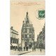 carte postale ancienne 28 DREUX. Ancien Hôtel de Ville avec Agent de Police 1908