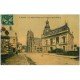 carte postale ancienne 28 DREUX. Caisse d'Epargne 1913 Carte Toilée
