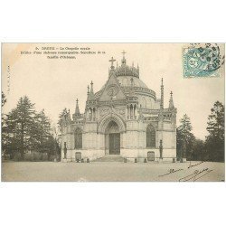 carte postale ancienne 28 DREUX. Chapelle Saint-Louis 1904 Royale